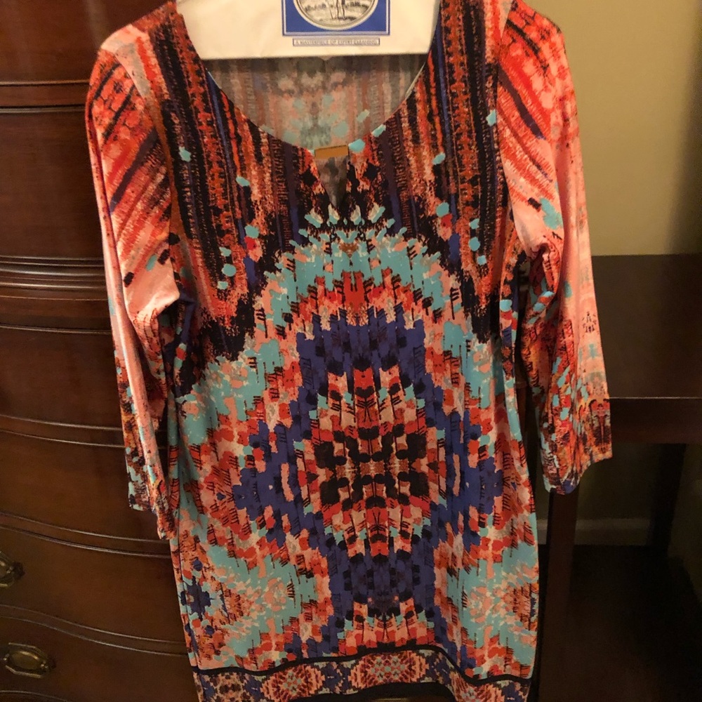 Colorful dress!